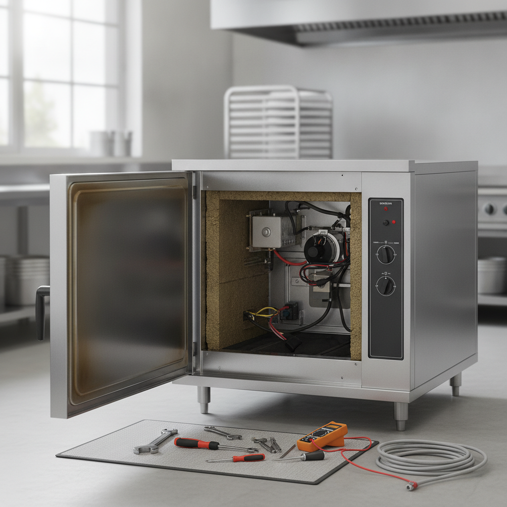 Commercial Oven Repair - no faces and no text