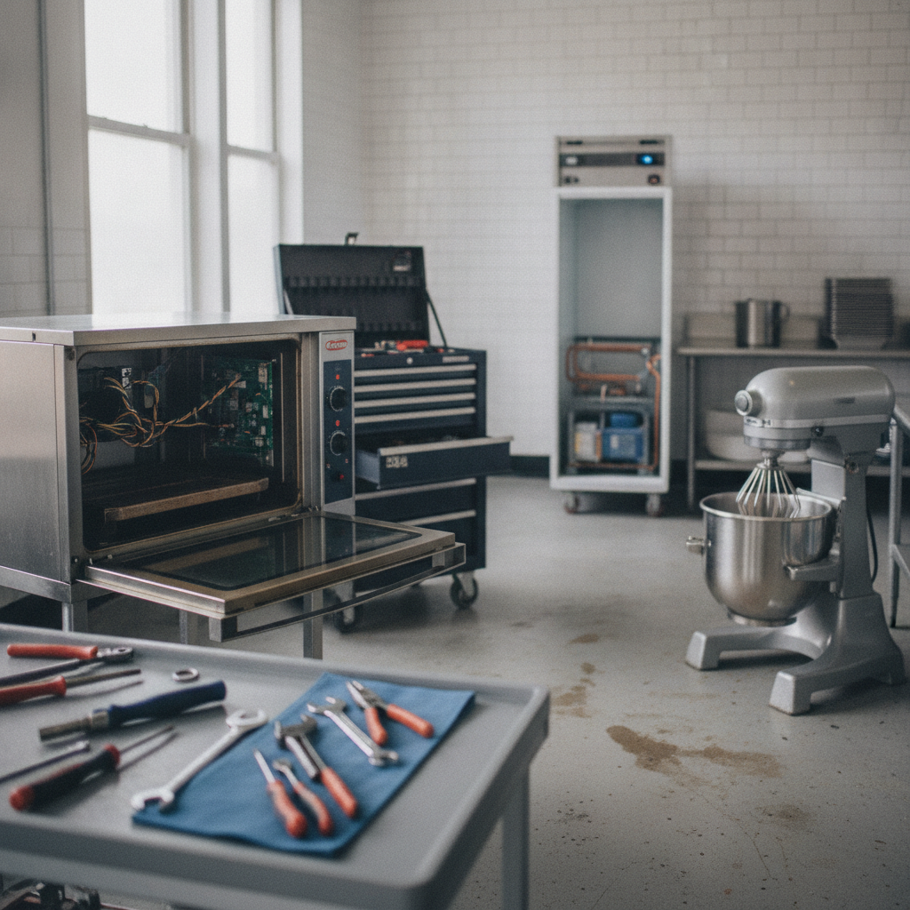 Commercial Appliance Repair - no faces and no text