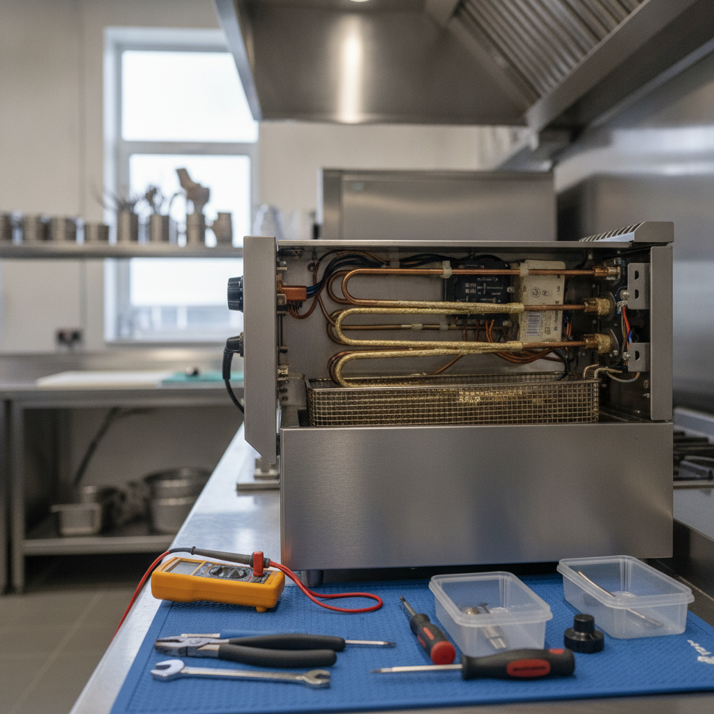 Commercial Fryer Repair - no faces and no text